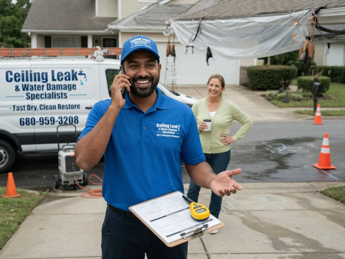 Ceiling Leak Cleanup Jennings, OK FAQs